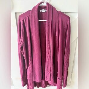 Athleta Womens Pranayama Restore Wrap Cardigan Size Medium Pink